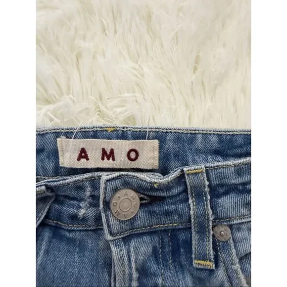 AMO JEANS size 24 BABE SWEET CHEEKS blue jean